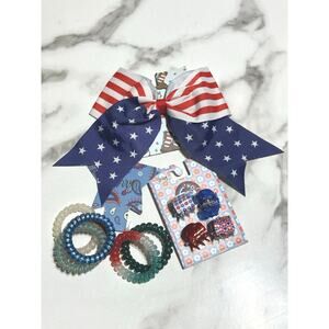 Girls July 4th Patriotic Hair Accessories